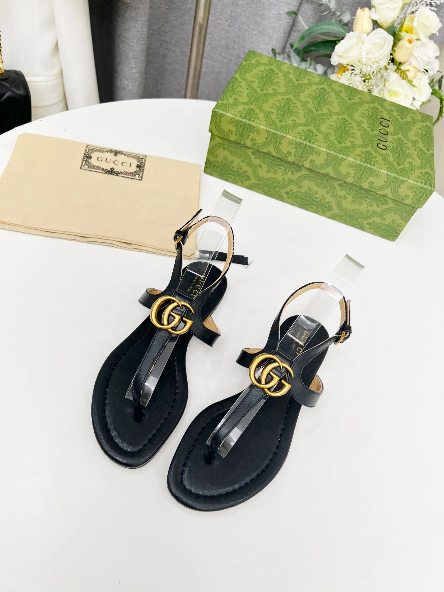 👟👟Ex-factory price P360👟👟 Women's shoe factory GUCCI official latest model, 5 colors optional, counter 1:1, code number: 35-43, (genuine leather base plus 30)
